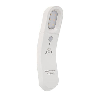 

Human Body Motion Sensor LED Bedside Night Light USB Rechargeable Wall Lamp