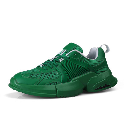 

Mens shoes retro Hong Kong style tide shoes breathable mesh shoes trend increase shoes