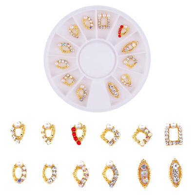 

Charm Crystals Rhinestones Hollow Out Glitter Stickers Nail Art Decoration