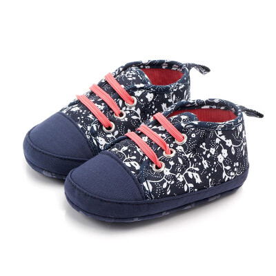 

Baby Boys shoes for Girls Sneakers Breathable Letter Floral Print Anti-Slip Shoes Soft Soled First Walkers Spring Autumn