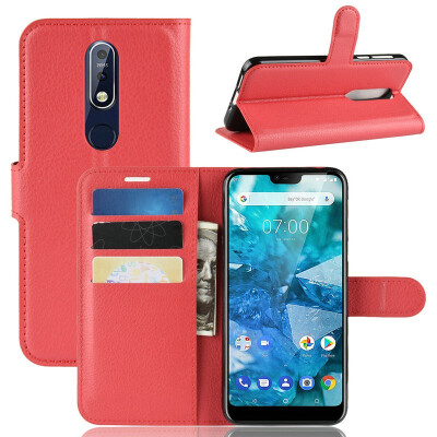 

for Nokia 71 TA-1085 Wallet Phone Case for Nokia 71 TA-1085 TA-1095 TA-1096 TA-1100 Flip Leather Cover Case Etui Fundas