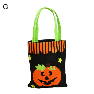 

Halloween Pumpkin Candy Tote Bag Non-Woven Fabrics Handbag Pouch Party Decor
