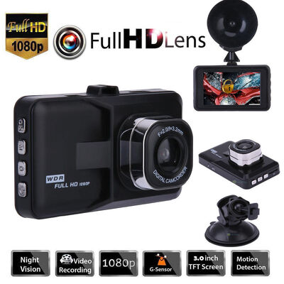 

1080P HD 30" LCD Car DVR Dash Camera Video Recorder Night Vision G-sensor 170°