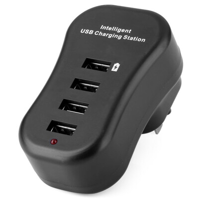 

C401 Intelligent USB Charging Station with 4 Port for Mobile Phone - 100 - 260V