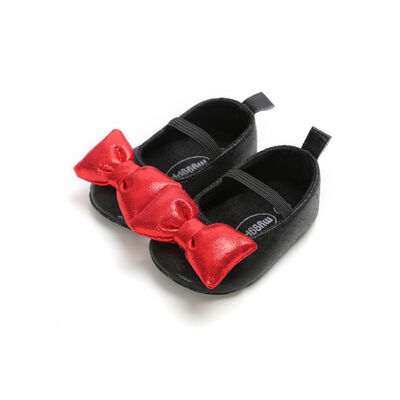 

Big Bow Girl Shoes Newborn Baby Leather Spring New Baby Shoes Cotton Soft First Walkers 2019 Princess Shoes 0-18M