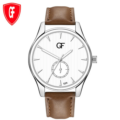 

Gobestart Hot Man Leather Watch Whatever Late Anyway Letter Watches New Pointer glow