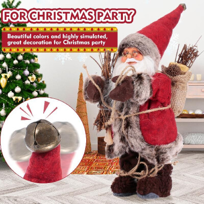 

Christmas Stuffed Plush Toys Santa Claus Souvenir Dolls Figurine Xmas Party Eve Decor Christmas Present for kids