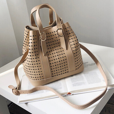 

Tailored Womens Fashion Large-Capacity Handbag Work Bag Hollow Shoulder Bag Wild