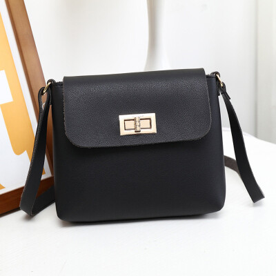 

Tailored Fashion Women Cover Crossbody Bag Shoulder Bag Coin Bag Phone Bag Black