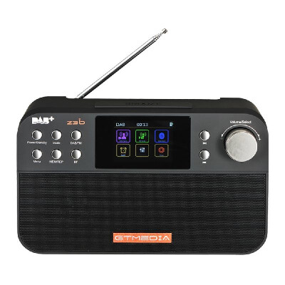 

GTmedia Z3B Portable DAB Radio FM Radio Digital Radio Bluetooth Speaker USB Rechargeable Battery Powered with Dual Speakers TFT-LC