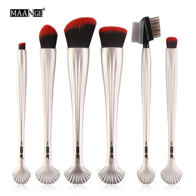 

〖Follure〗New 6pcs Cosmetic Makeup Brush Blusher Eye Shadow Brushes Set Kit