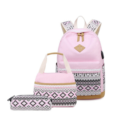 

NeillieN canvas bag ladies shoulder bag handbag fashion bag three-piece meal bag