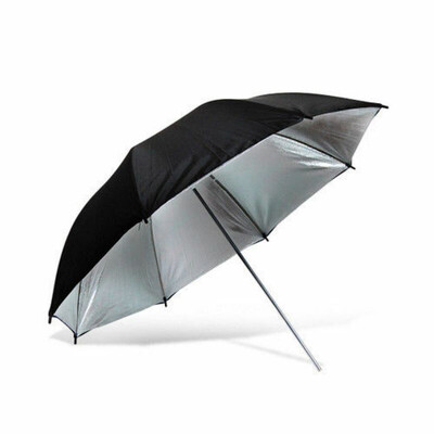 

High Quality 33" Black Silver Umbrellas Professional Photography Equipment US