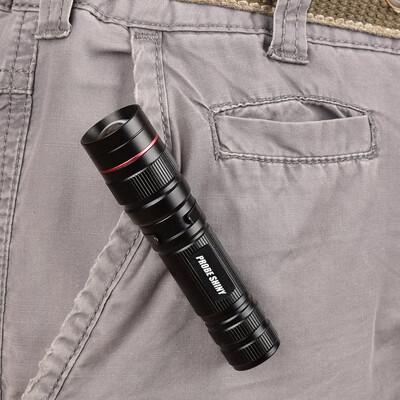 

Saidsome Zoomable XM- Q5 LED 18650 Flashlight Torch Super Bright Light flashlight lamp