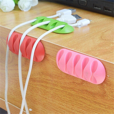 

〖Follure〗Multipurpose Wire Cord Cable Tidy Holder Drop Clips Organizer Line Fixer Winder