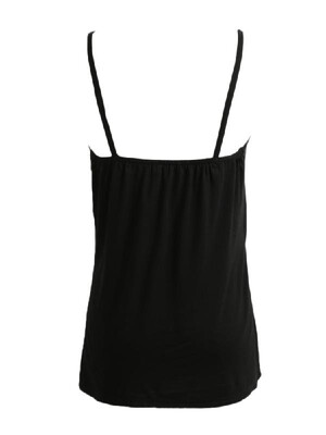 

New Women Elastic Tank Tops O-Neck Lace Crochet Vest Slim Bodycon Sexy Summer Camis WhiteBlack