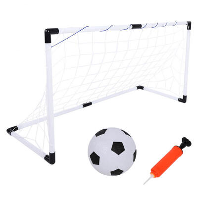 

Greensen Oudoor Folding Children Football Soccer Goal Gate Kit with Balls Pump Kid Training Toys