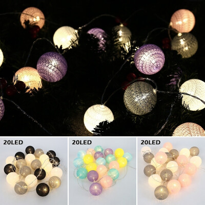 

Cotton Ball Lights 20 lights Battery operated steadyflashing UK stock