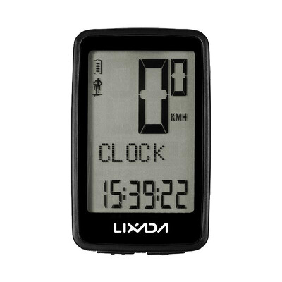 

Lixada USB Rechargeable Wireless Bike Cycling Cadence Computer Bicycle Speedometer Odometer 21 Functions