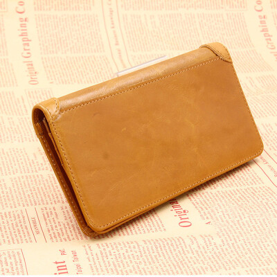 

Tailored Men Genuine Leather Wallet Leather CreditID Card Holder Purse Wallet BK