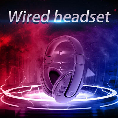 

35mm Plug Wired Headband Headphone Gaming Headset With Volume Control Microphone For PS4