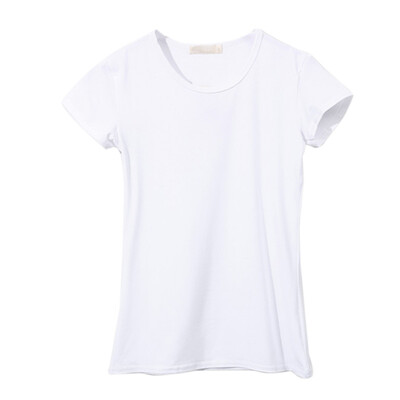 

EFINNY Women O neck Short Sleeve T-Shirt Female Solid Color Summer Casual Shirt Slim T-Shirt For Lady