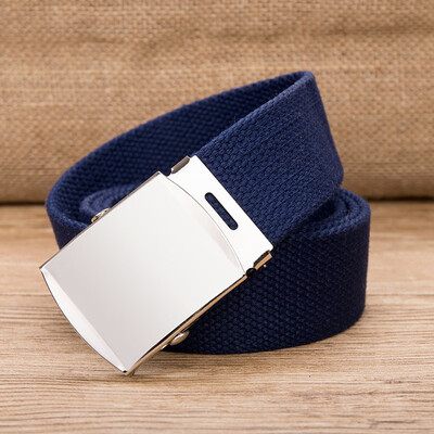 

Fashion Neutral Nylon Canvas Belt Luxury designer new nylon material mens belt military outdoor male jeans tactical belts