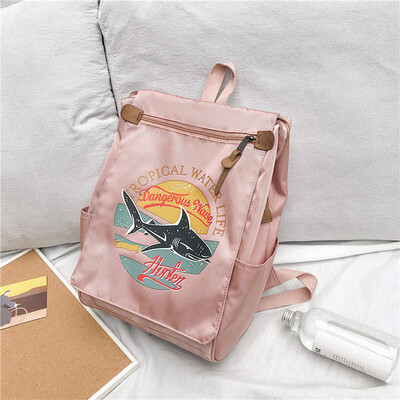 

Guzhuanggan GirlsBookbags Female College Students Shoulder Bags Korean version High School Large Capacity Simple Baitao Campus T