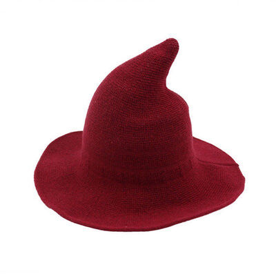 

Modern Witch Hat Made From High Quality Sheep Wool Halloween Party Witch Hats