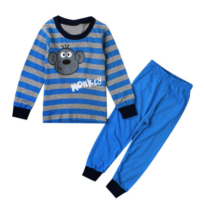 

Toddler Kids Baby T-shirt Tops Pants Clothes Outfits Monkey Leisure Wear