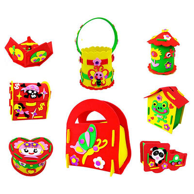 

Kids DIY Handmade Sticker Paste Painting Children Educational Puzzle Toys