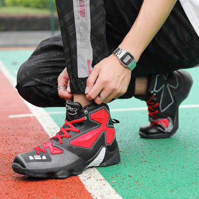 

High-top basketball shoes mens boots couples shoes breathable wear sports shoes