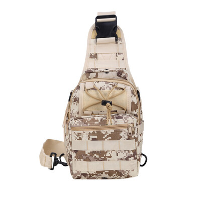 

Tailored Mens outdoor pockets Messenger bag casual sports camouflage chest bag