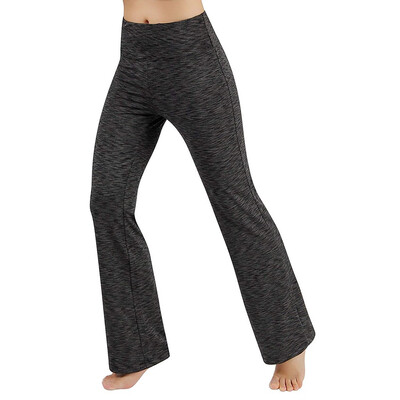 

Tailored Womens High Waist Pocket Yoga Pants Tummy Control Workout Running Leggings