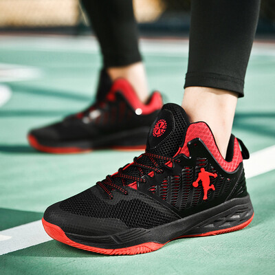 

Basketball shoes mens boots non-slip wear-resistant mesh breathable couple sports shoes