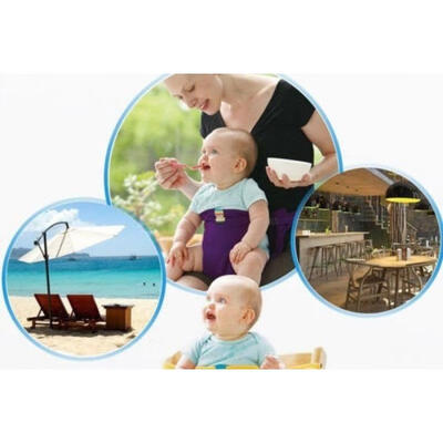 

NEW UK Portable Baby High Chair Booster Safety Seat Strap Harness Dining Seat Belt