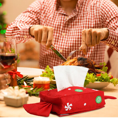 

〖Follure〗Christmas Candy Paper Towel Set Christmas Restaurant Family Party Decorations