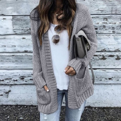 

Women Fashion Autumn&Winter Knit Cardigan Sweater Coat