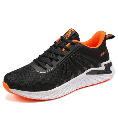 

Mens shoes comfortable mens flying woven running shoes lightweight mesh sports shoes single shoes fashion casual shoes