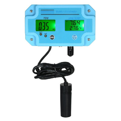 

Professional 3 in 1 pHTDSTEMP Meter Water Detector Multi-parameter Digital LCD Tri-Meter Multi-function Water Quality Monitor Mu