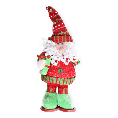 

〖Follure〗1pcs Telescopic Doll Santa Claus Snowman Doll Christmas Toy Home Room Ornament
