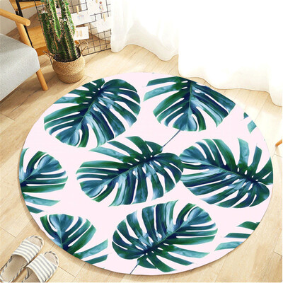 

〖Follure〗Botany Elements Blanket Round Bathroom carpet 55cm