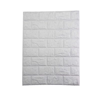 

Brick Wall 3D Wall Stickers Decorative Waterproof PE 30X60