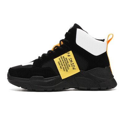 

Breathable sports shoes mens high shoes ins old shoes increased shoes