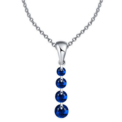 

8 Colors Fashion Women Silver Color Simple Necklace Gold Color Crystal Beads Pendants Chain Long Necklace Women Collars