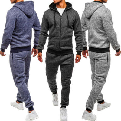 

Mens Tracksuit Jogging Hoodie Coat Jacket Trousers Pants Sports Sweat Suit Set