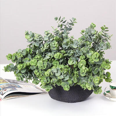 

Greensen 4pcs Artificial Money Leaf Home Decoration Flower Home Decoration Home Decor