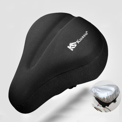 

Lycra Fabric Bike Bicycle Saddle Seat Cover Shell Cushion Pad Silicone Thickened