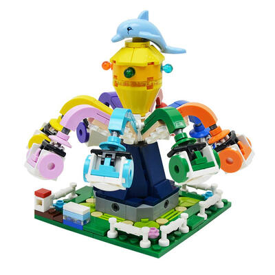 

330pcs Simulation Octopus Rotating Machine Assembled Building Blocks Toys