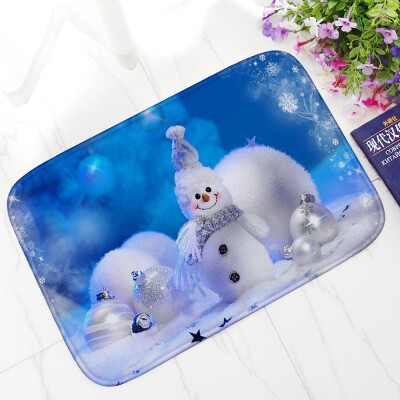 

〖Follure〗Christmas HD Printed Non-Slip Bath Mat Absorbent Home Decor